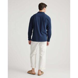 Quince 100% Silk Twill Long Sleeve Shirt